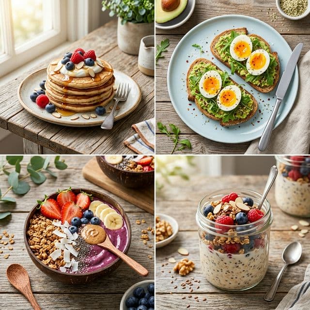 7 Desayunos Fitness con +25g de Proteína [Recetas Rápidas para cada Día]