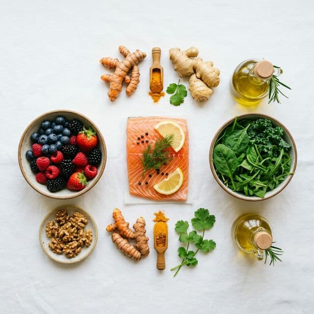 Dieta Antiinflamatoria: Menú Semanal con Alimentos que Reducen la Inflamación