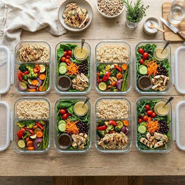 Meal Prep: Cómo Preparar tus Comidas de Toda la Semana en 2 Horas