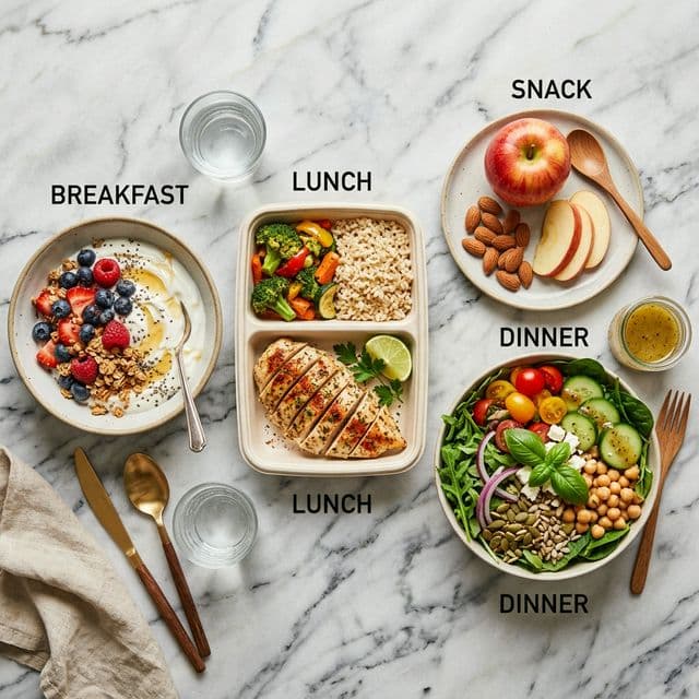 Menú Semanal para Déficit Calórico: 1500 kcal/día con Recetas