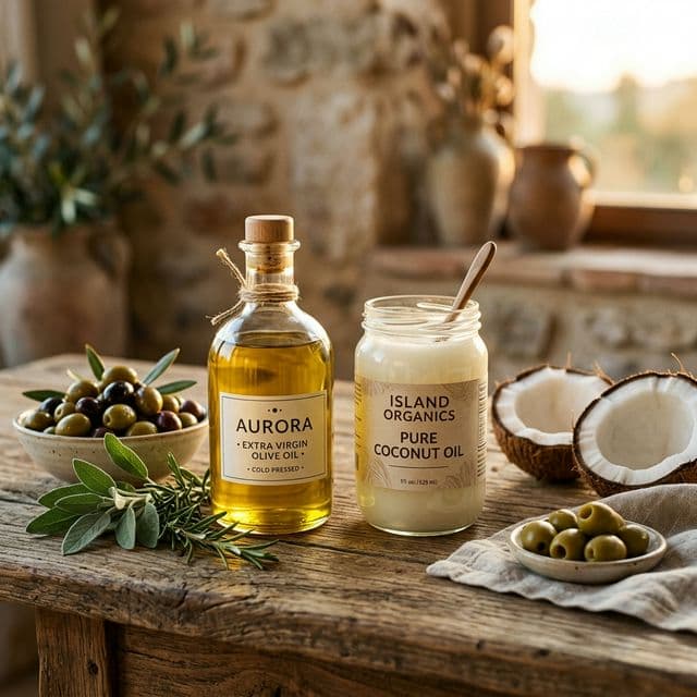 Aceite de Oliva vs Aceite de Coco: ¿Cuál es Mejor para Cocinar y para la Salud?