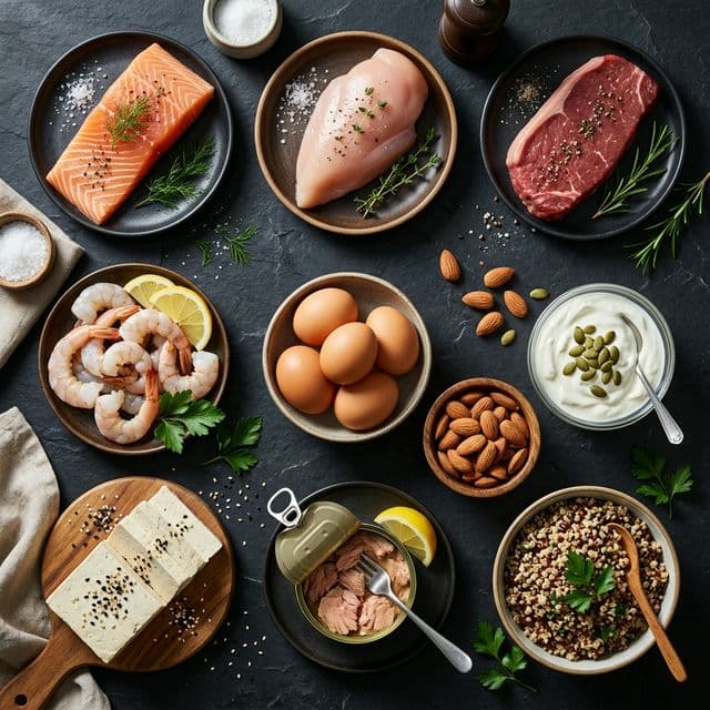 Los 20 Alimentos con Más Proteína por cada 100g [Ranking 2026]