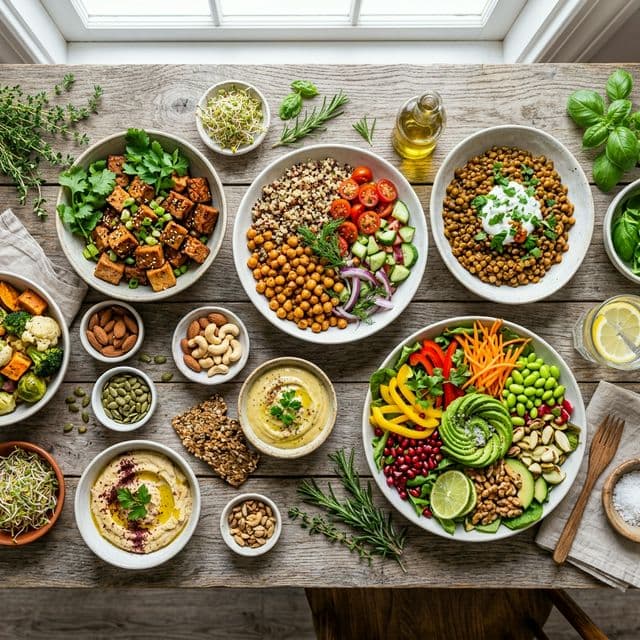 Nutrición Vegetariana Completa: Cómo Cubrir Todos los Nutrientes sin Carne